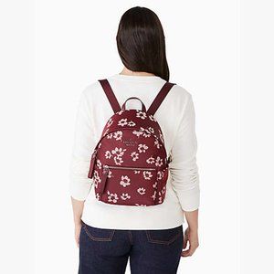 Kate Spade Chelsea Nylon Medium Backpack Deep Berry